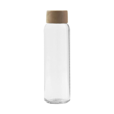 Aqua 500ml Glass Water Bottle