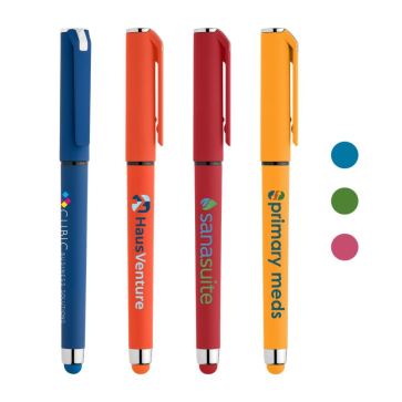 Islander Recycled Plastic Brights Gel Grip Pen