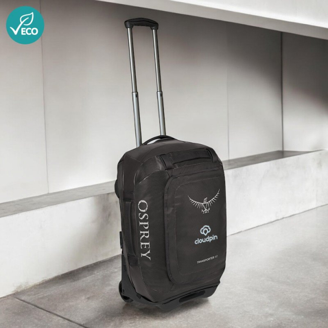 Valise Osprey Rolling Transporter 40 – Tan Concrete – Gris – Neuve