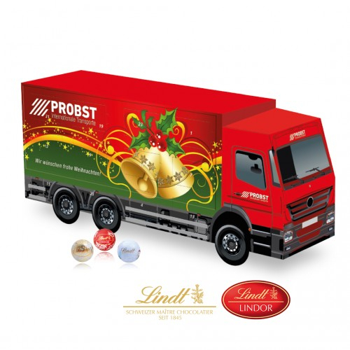 Luxury Lindt 3D Truck Advent Calendar Pellacraft Promotional