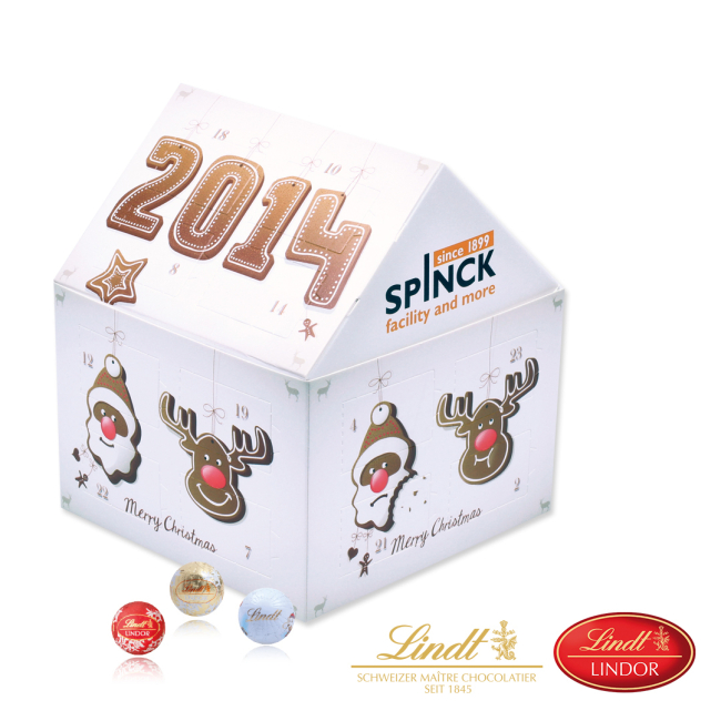 Bespoke Luxury Lindt House Advent Calendar Pellacraft Promotional