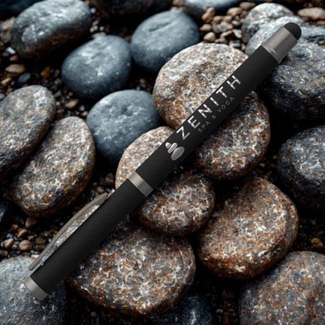 Bowie Recycled Aluminium Stylus Gel Pen