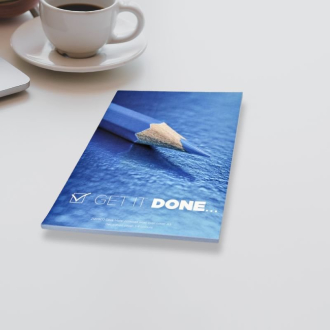 Desk-Mate® A5 Notepad Wrap Over Cover | Pellacraft | Promotional ...