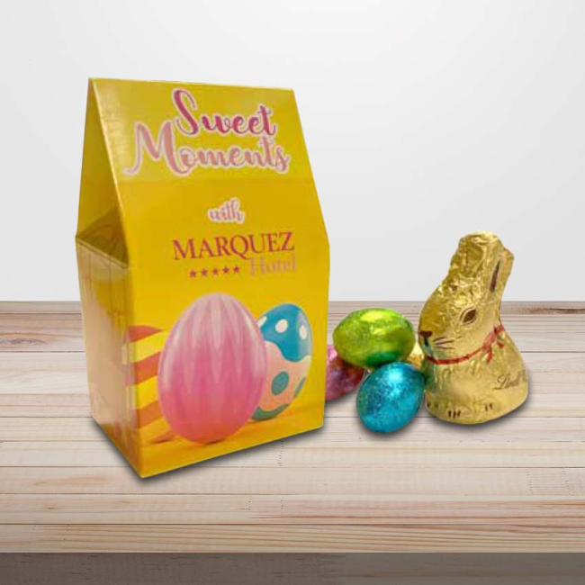 Easter House with Lindt Chocolates Pellacraft Promotional Merchandise