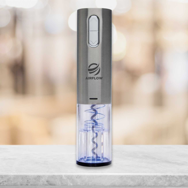 Electric wine opener USB rechargeable Pellacraft Promotional