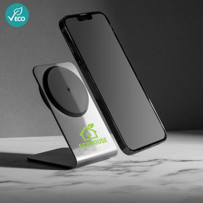 Aluminium 15W Magnetic Wireless Charging Phone Stand