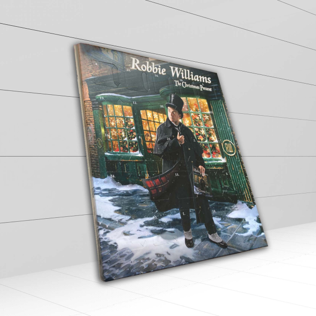Personalised Swiss Wall chocolate 25 door Advent Calendar Pellacraft