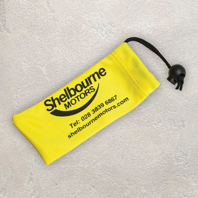 Small Locking Wheel Nut Bag (120 x 60mm Microfibre) Pellacraft Promotional Merchandise
