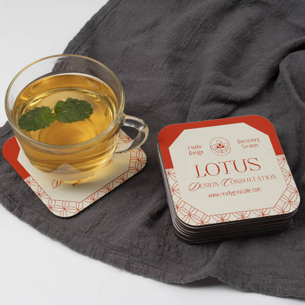 Bespoke Never Tear Paper Coaster Pellacraft Promotional Merchandise