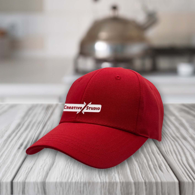 100 Recycled Polyester 6 Panel Cap With Silver Buckle Adjuster