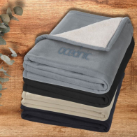 Springwood Soft Fleece And Sherpa Plaid Blanket