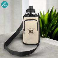 Malmö Recycled PU Zipper Pocket Bottle Bag 1.8L