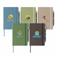 Terra Recycled Milk Carton Hard Cover A5 Notebook & Reborn Pen Set