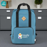 Majesty 300D rPET 38cm Laptop Adjustable Strap Backpack 16L