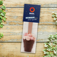 Milk Hot Chocolate Spoon - With Marshmallows