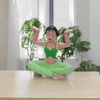Yoga Lady Shaped Stress Ball