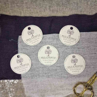 Seeded Circle Paper Tags 