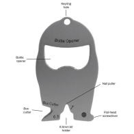 Pocket Buddy+ Multi Tool Keyring