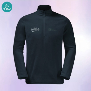 Jack Wolfskin Men's Eco Taunus Half Zip Fleece