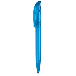 Senator Challenger Clear Plastic Ballpen With Soft Grip