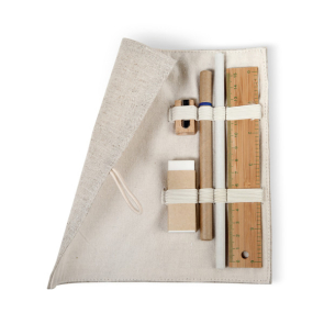 Ecoset Stationary Set In Cotton Pouch