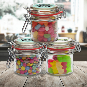 Glass Jar Filled With Sweets