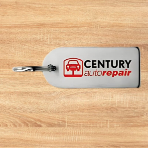 Small Arch Shaped Stainless Steel Keyring