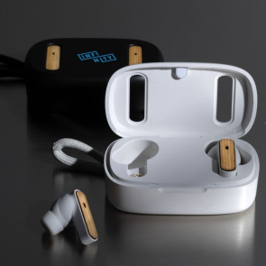 RCS Recycled Plastic & Bamboo TWS Earbuds