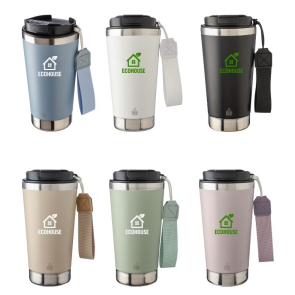 Recycled Steel Double Walled Travel Mug (500ml)