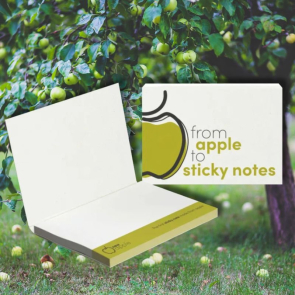 Sticky Notes made from Apple Waste A7