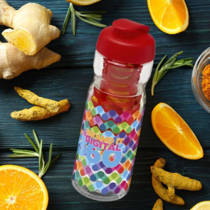 H2O Active® Base 650ml Flip Lid Sport Bottle & Infuser