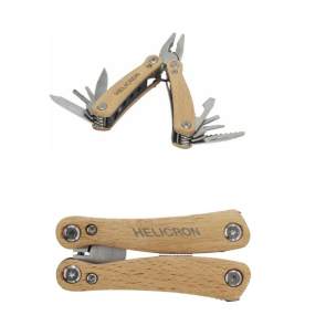12-Function Medium Wooden Multi-tool