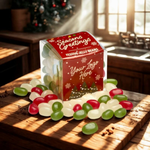 Clear Cube With a Choice of Sweet Fillings