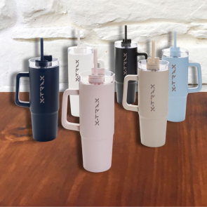 Tana RCS Recycled Plastic Tumbler With Handle 900ml in Pastel Shades