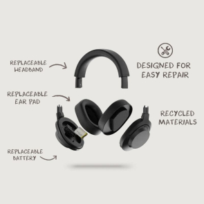 Irvine RCS Recycled And Repairable ANC Wireless Headphone