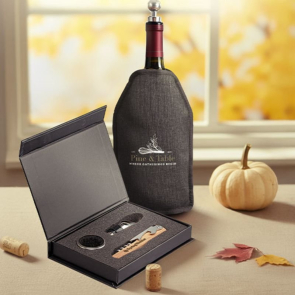 Heathered Wine Bottle Cooler
