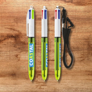 BIC® 4 Colours Fluo Ballpen