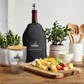 Heathered Wine Bottle Cooler