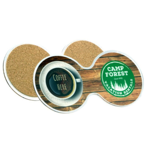 Double Bamboo Coaster