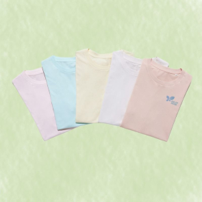 Iqoniq Sierra Lightweight Recycled Cotton T-shirt in Pastel Colours
