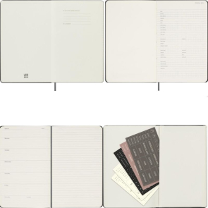 Moleskine Hard Cover Undated L Weekly Planner