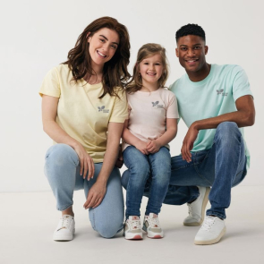 Iqoniq Sierra Lightweight Recycled Cotton T-shirt in Pastel Colours