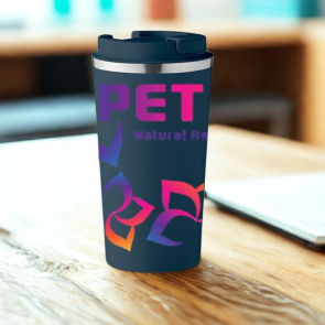 Double Wall Stainless Steel Tumbler with PP Lid 510ml