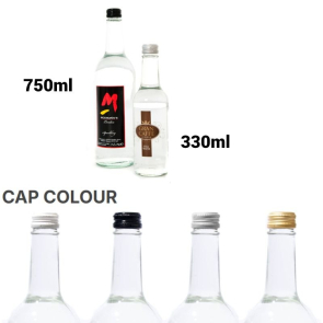 Personalised Bottled Water in a Glass Bottle