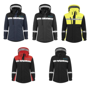 Softshell Jacket with Hi-Viz Trim (Women's Fit)
