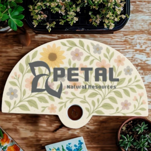 Seeded Paper Hand Fan