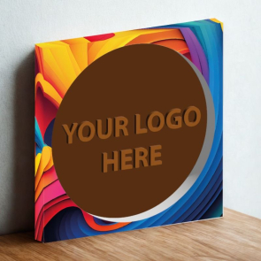 Window Disc Box - Bespoke Milk Chocolate Disc 100mm