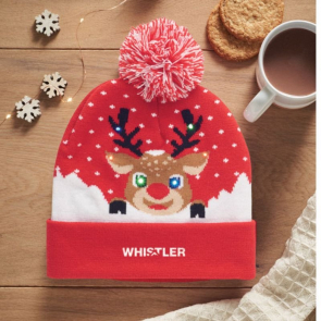 Reindeer LED Light Up Beanie