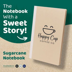 Sugarcane  Recycled Notebook A5
