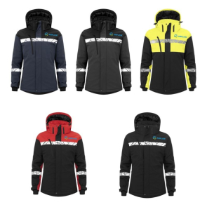 Padded Softshell Jacket with Hi-Vis Trim (Women's Fit)